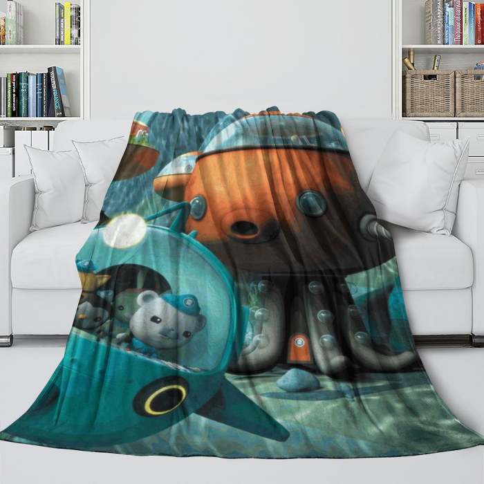 The Octonauts Blanket Flannel Throw Room Decoration