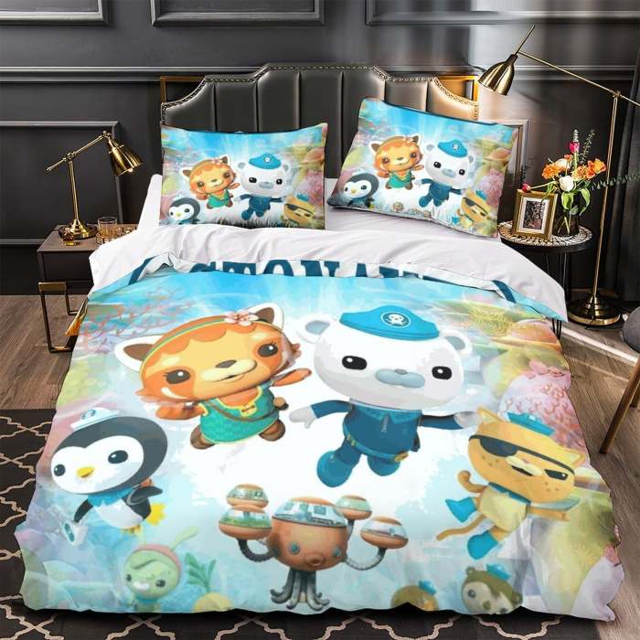 The Octonauts Bedding Set Pattern Quilt Duvet Cover