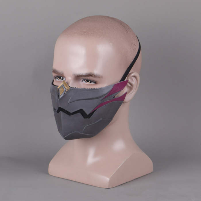 Genshin Impact Kuki Shinobu Cosplay Mask For Halloween Props