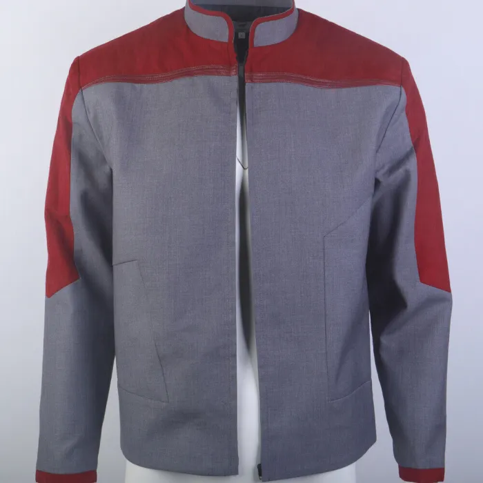 Star Trek  Picard 3 Captain Riker Red Jacket Starfleet Top Uniforms Shirts Costumes