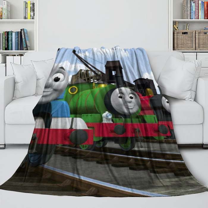 Thomas & Friends Blanket Flannel Fleece Throw Room Decoration