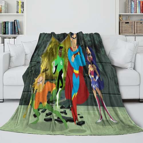 Teen Titans Go Blanket Flannel Throw Room Decoration