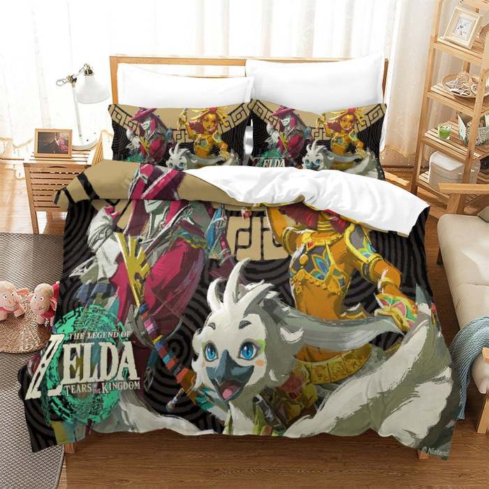 Game The Legend Of Zelda Tears Of The Kingdom Bedding Set Quilt Duvet Cover
