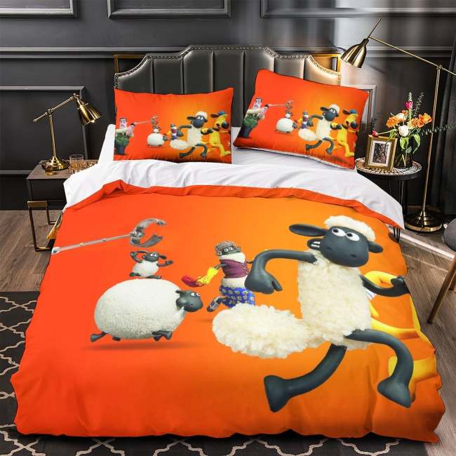 Shaun The Sheep Bedding Set Quilt Duvet Cover Without Filler