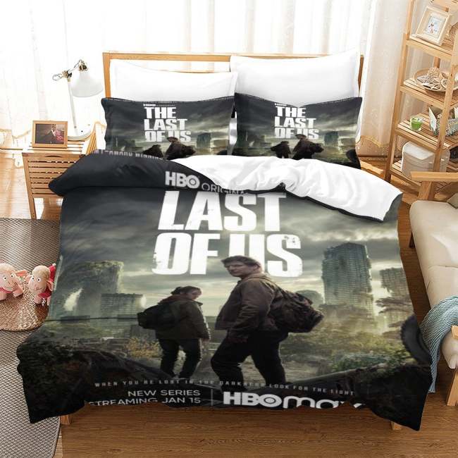 The Last Of Us Season 1 Bedding Set Pattern Quilt Cover