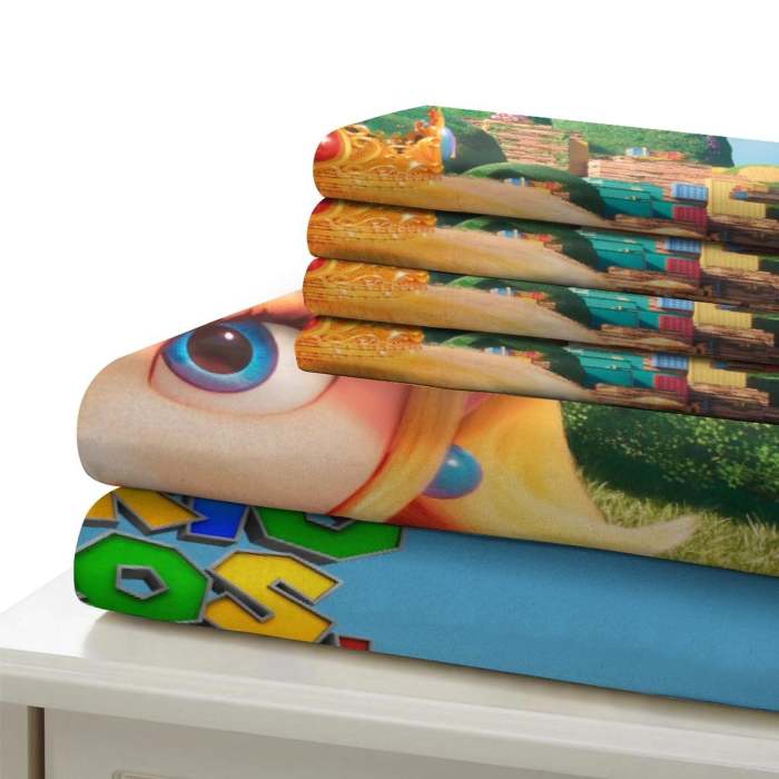 The Super Mario Bros Movie Bedding Set Pattern Quilt Cover