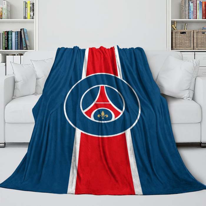 Paris Saint-Germain Blanket Flannel Throw Room Decoration