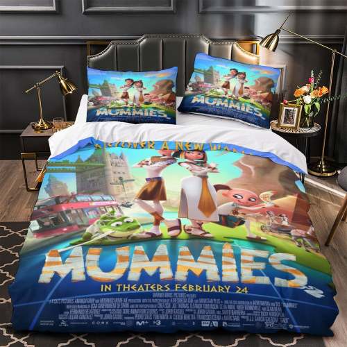 Mummies Bedding Set Pattern Quilt Cover Room Decoration