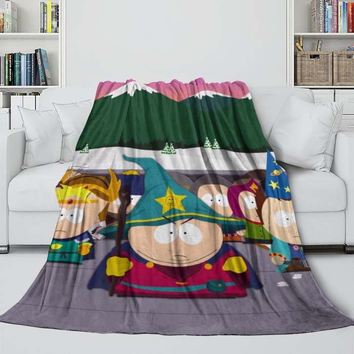 South Park The Stick Of Truth Blanket Flannel Fleece Throw Room Decoration