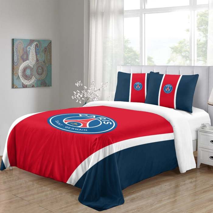 Paris Saint-Germain Bedding Set Pattern Quilt Cover