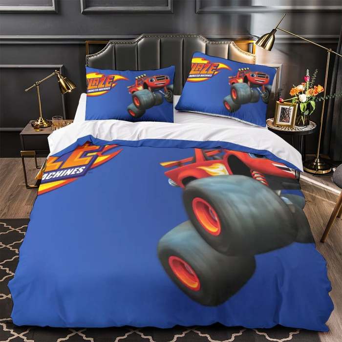 Blaze And The Monster Machines Bedding Set Quilt Duvet Cover Without Filler