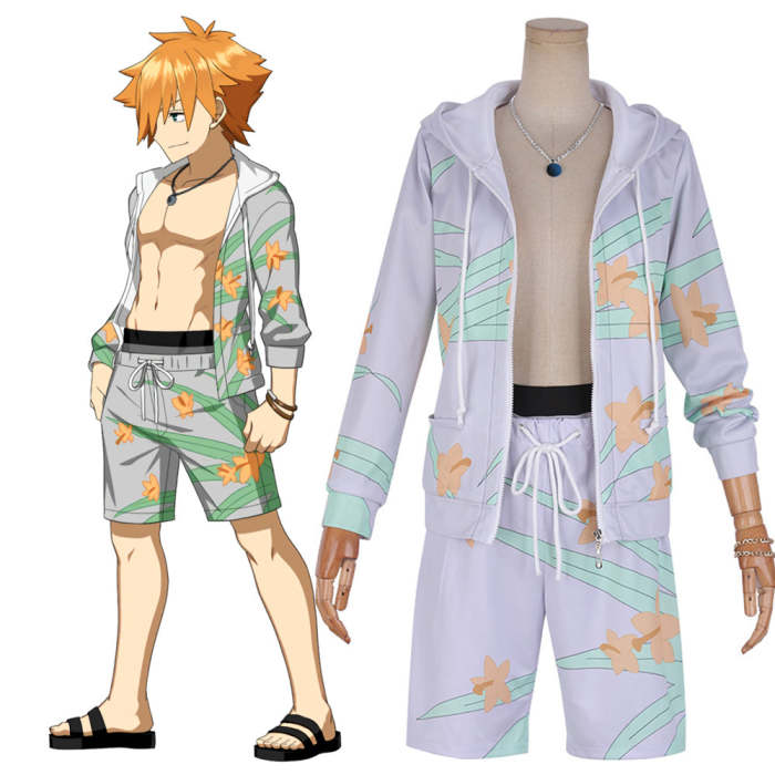 Fate Grand Order Archer Robin Hood Swimsuit Cosplay Costume