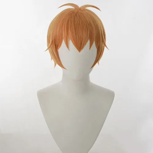 Bang Dream! Hello Happyworld! Kitazawa Hagumi Orange Cosplay Wig