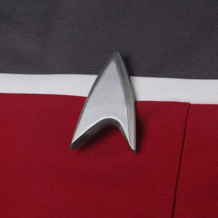 Star Trek Strange  Worlds Lower Decks Dress Uniforms Starfleet Top Shirts Badge Costume