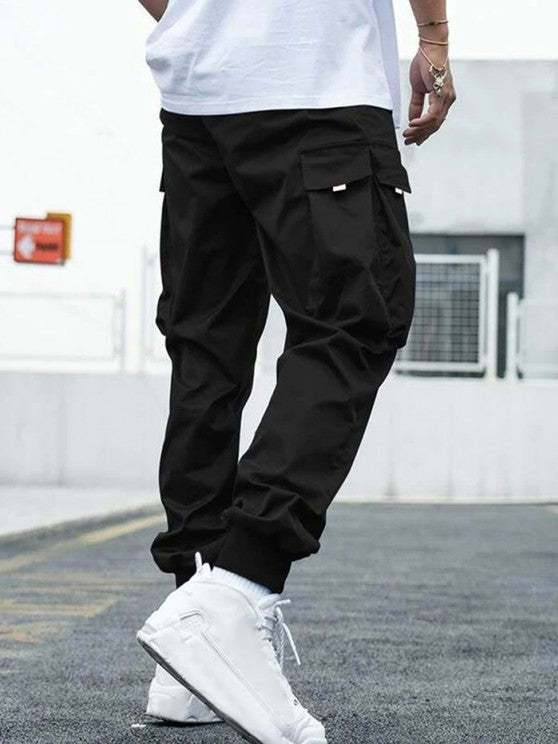 Graphic Hoodie And Cargo Pants Set