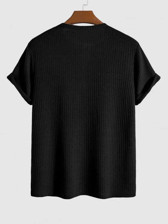 Short Sleeves Pullover Tee And Shorts Set