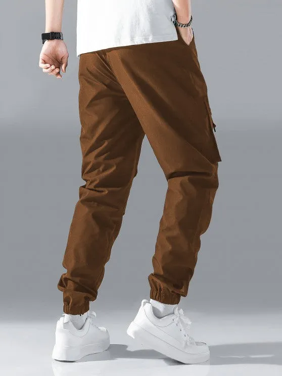 Ethnic Sun Print T Shirt And Cargo Pants Set