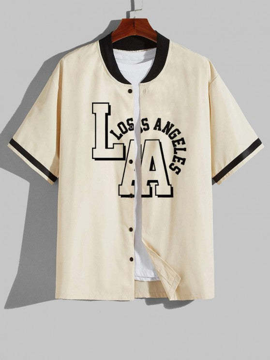 Los Angeles Baseball Printed Shirt And Pants