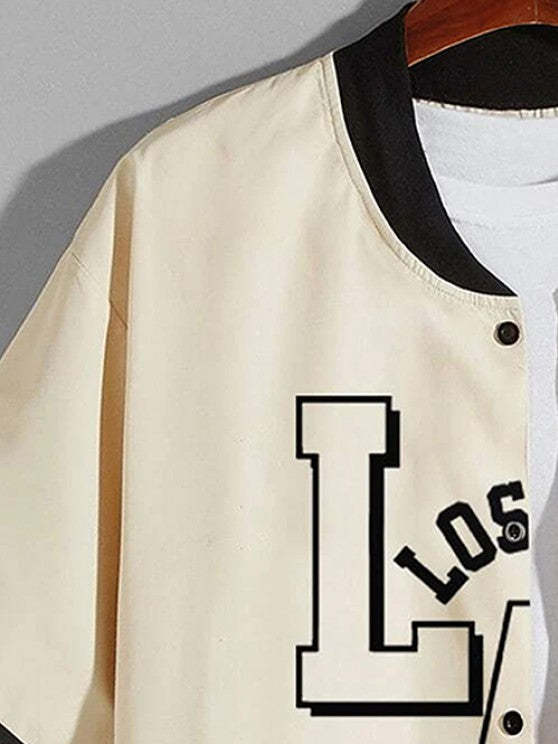 Los Angeles Baseball Printed Shirt And Pants