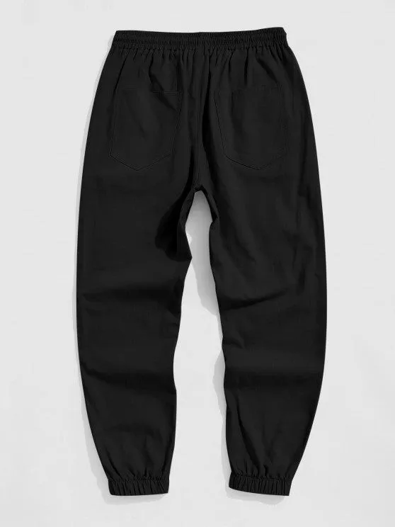 Spliced Collar Short Sleeves Shirt And Pants