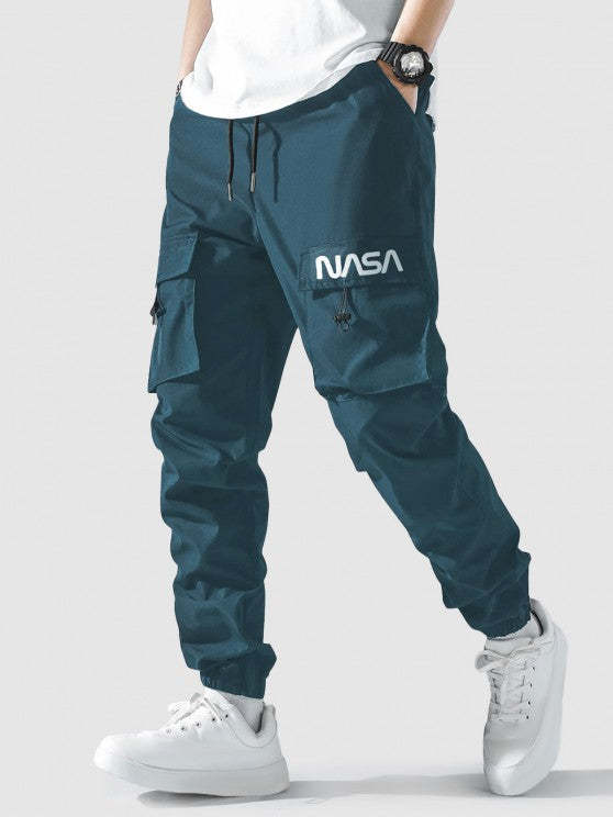 Astronaut Print T Shirt And Cargo Pants
