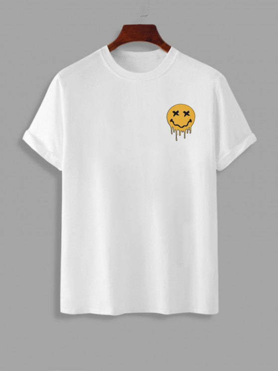 Smiley Graphic T Shirt And Cargo Short