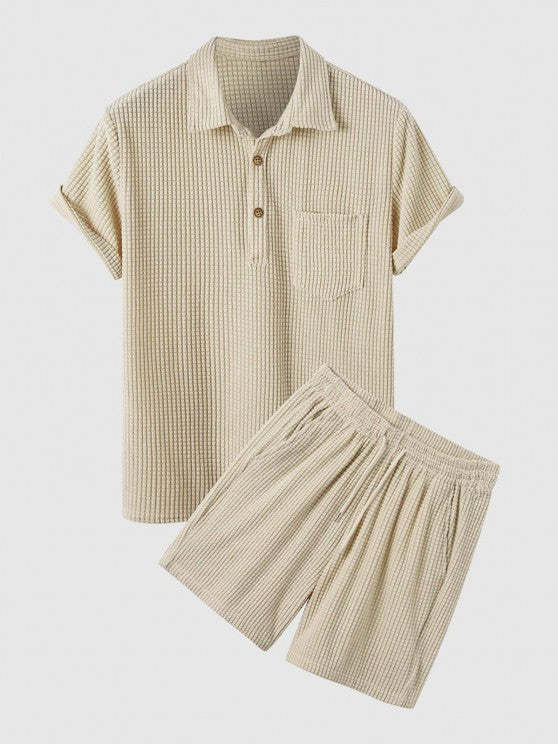 Casual Short Sleeves T Shirt And Shorts