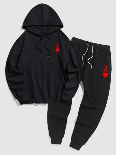Playing Card Pullover Hoodie And Pants