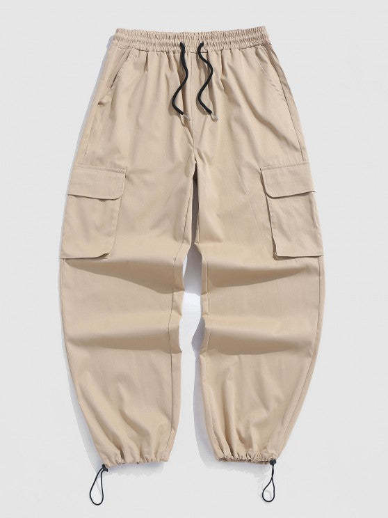 Half Zip Sweatshirt With Pockets Cargo Pants Set