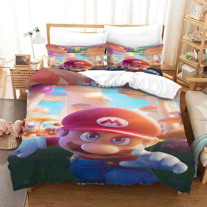 The Super Mario Bros Movie Bedding Set Quilt Cover