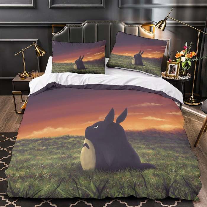 Tonari No Totoro Bedding Set Quilt Duvet Cover Without Filler