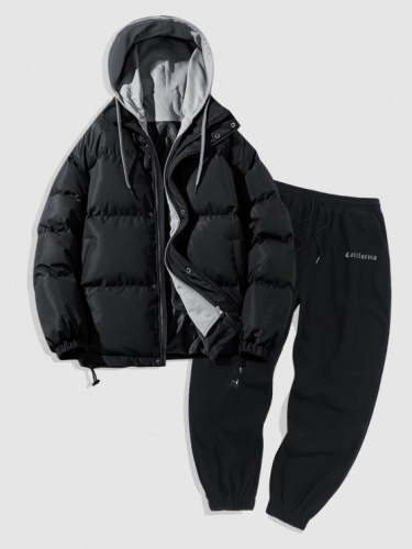 Dual Zip Coat And Pants Set