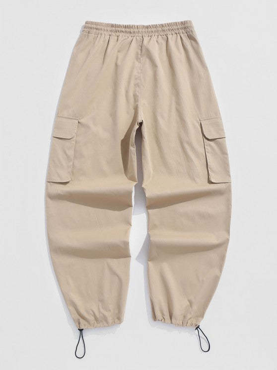 Half Zip Sweatshirt With Pockets Cargo Pants Set