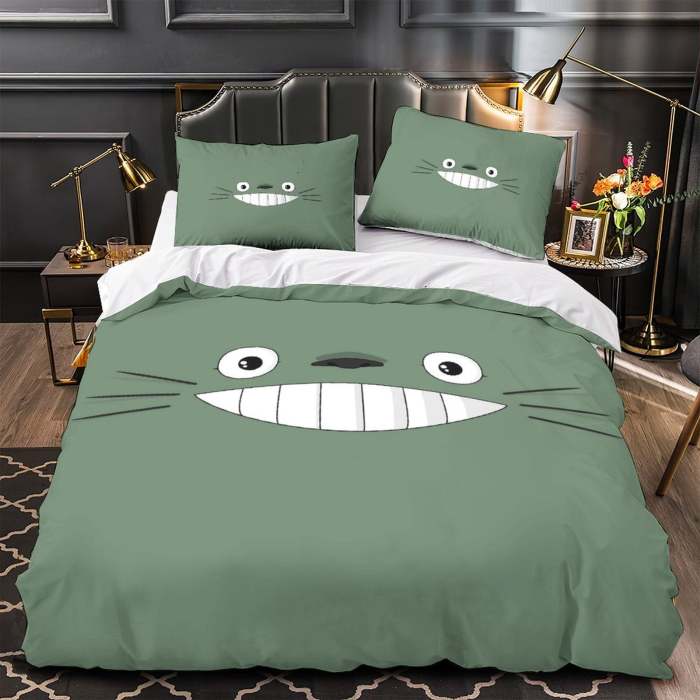 Tonari No Totoro Bedding Set Quilt Duvet Cover Without Filler