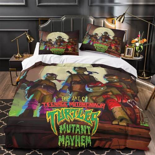 Teenage Mutant Ninja Turtles Mutant Mayhem Bedding Set Quilt Duvet Cover Without Filler
