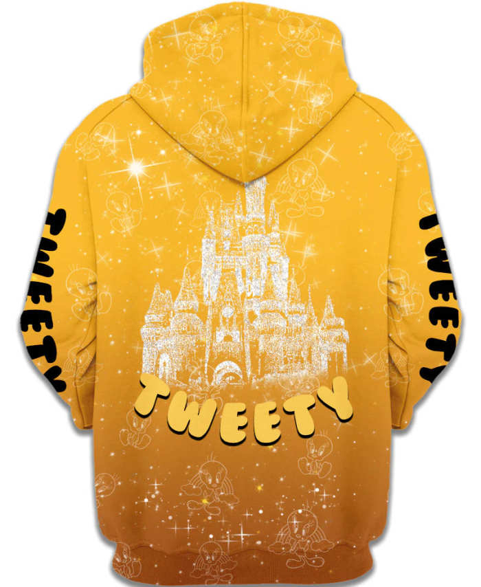 Adorable Tweety Zip Up Hoodie