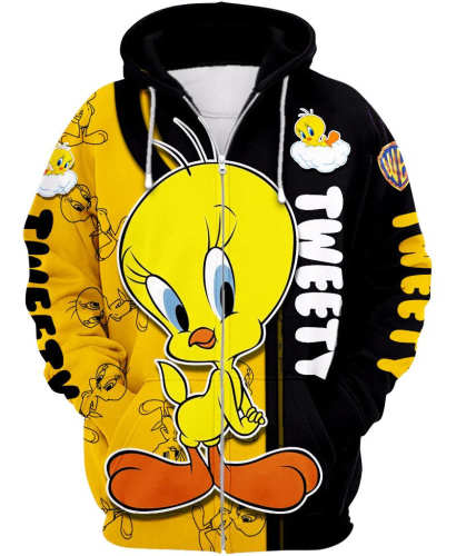 Tweety Zip Up Hoodie