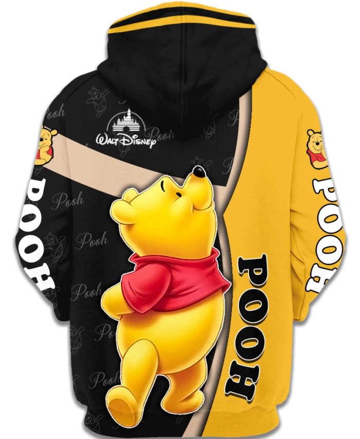 Winnie The Pooh Zip Up Hoodie