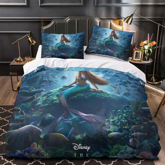 Movie The Little Mermaid Bedding Set Duvet Cover