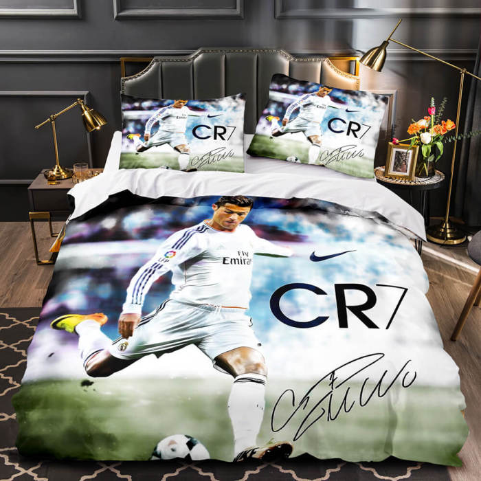 Cr7 Cristiano Ronaldo Bedding Set Duvet Cover