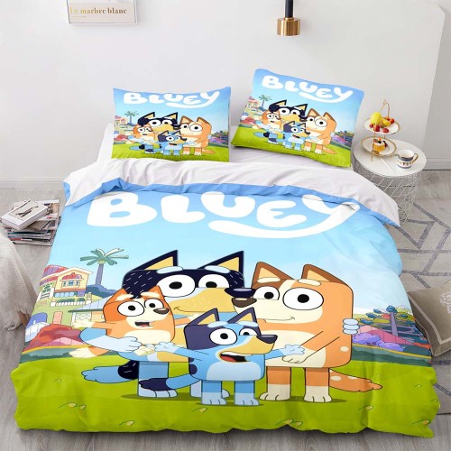 Bluey Bedding Set Quilt Cover Without Filler