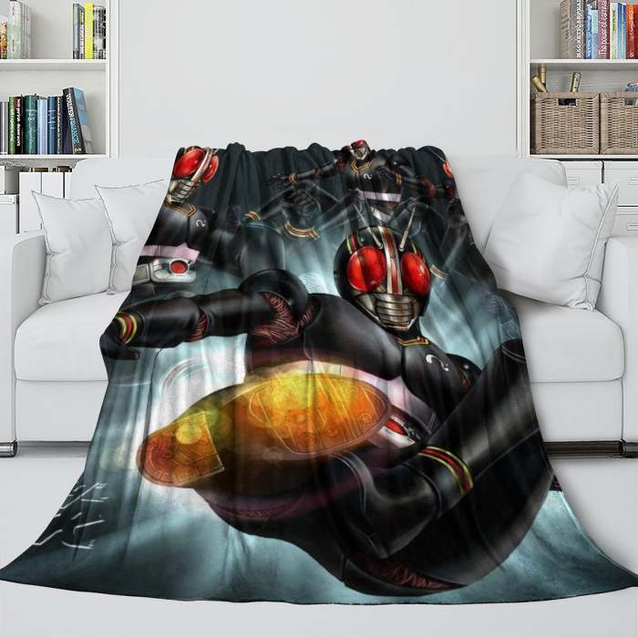 Masked Rider Blanket Flannel Throw Room Decoration