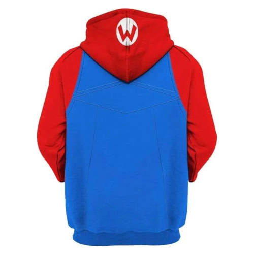 Super Mario Bros Game Mario Luigi Bowser Peach Donkey Kong Unisex Adult Cosplay 3D Print Sweatshirt Pullover