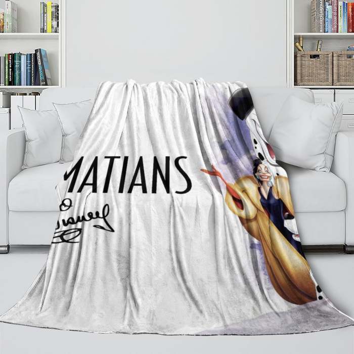 101 Dalmatians Blanket Flannel Throw Room Decoration