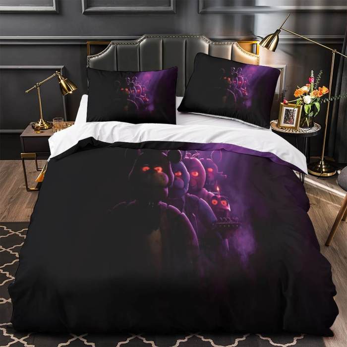 Movie Five Nights At Freddys Bedding Set Quilt Duvet Cover Without Filler