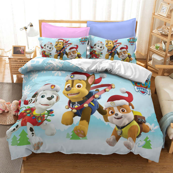 Kid Bedding Paw Patrol Pattern Duvet Cover Without Filler