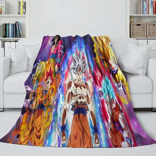 Dragon Ball Blanket Flannel Fleece Kids Throw Room Decoration