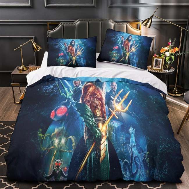 Aquaman And The Lost Kingdom Bedding Set Duvet Cover Without Filler