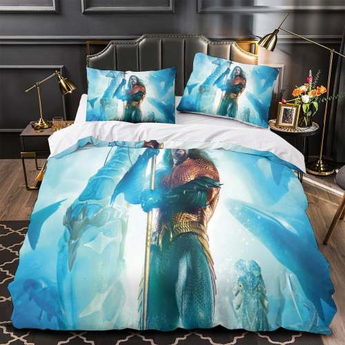 Aquaman And The Lost Kingdom Bedding Set Duvet Cover Without Filler