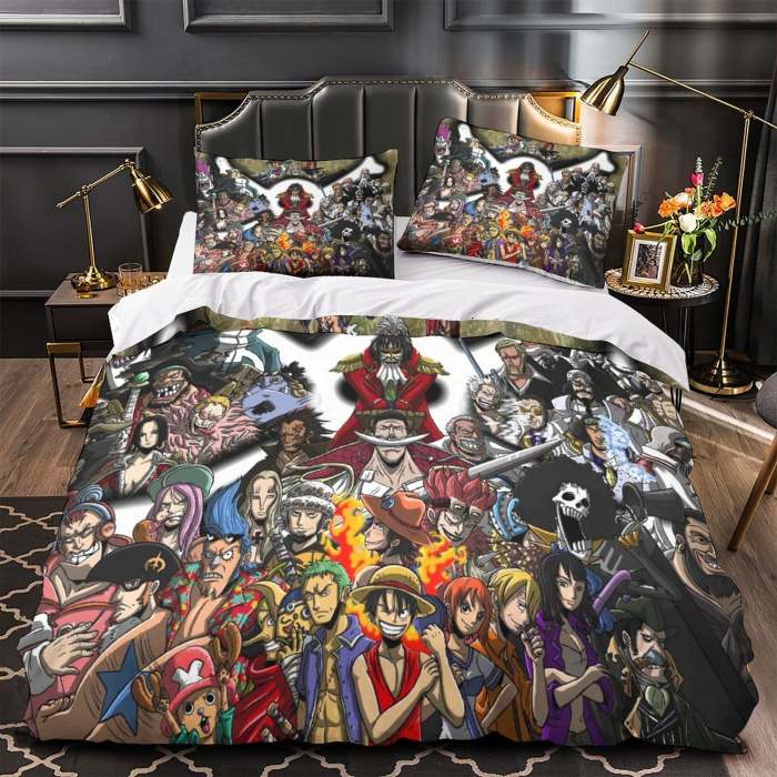 Anime One Piece Bedding Set Duvet Cover Without Filler